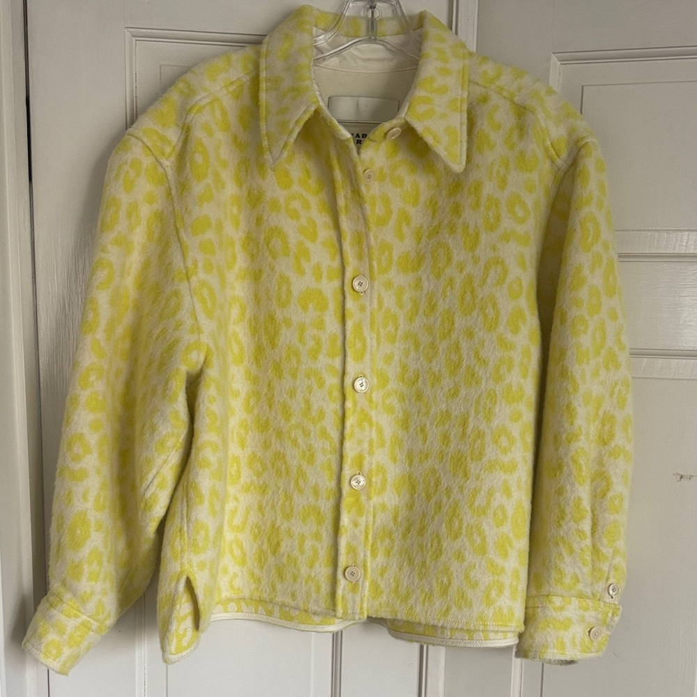 Isabel Marant Olaneo Leopard Oversize Shirt/Jacket Size 42 Large